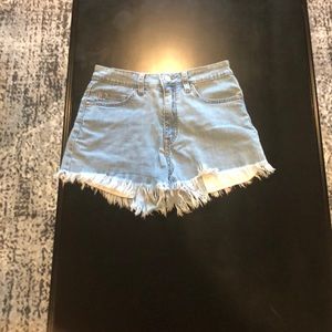 Frilly Jean Shorts
